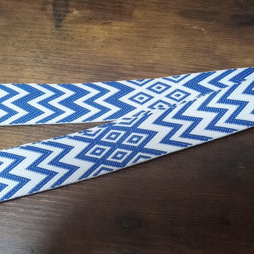 Sangle réglable bleue