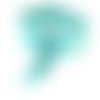 Bandeau rigide femme turquoise