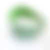 Bandeau cheveux femme vichy vert