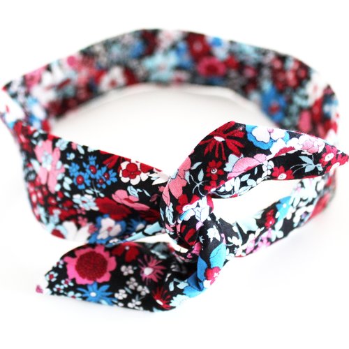 Bandeau rigide femme liberty multicolore