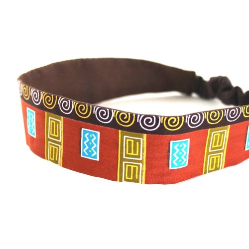 Bandeau cheveux femme africain tissu wax