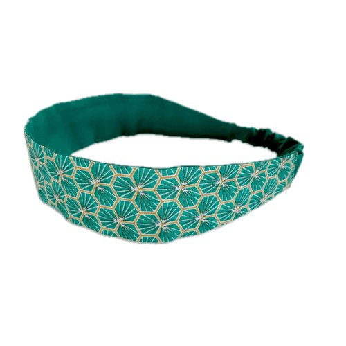 Bandeau cheveux femme vert