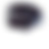 Bandeau cheveux rigide femme noir et blanc