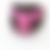 Bandeau cheveux rigide femme rose et marron