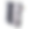 Trousse de toilette grise et noire