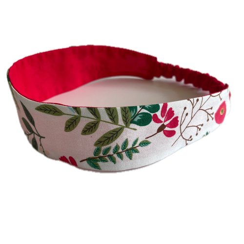 Bandeau cheveux femme coquelicot