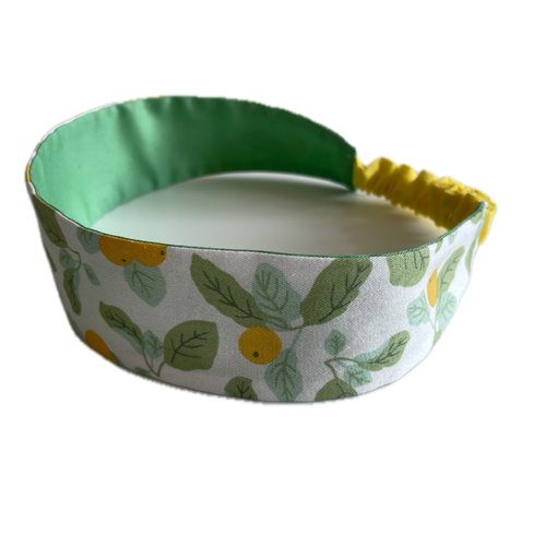 Bandeau cheveux fille citron