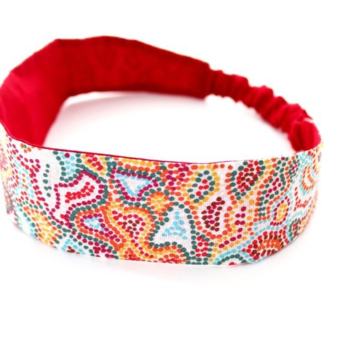 Bandeau cheveux femme multicolore