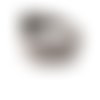 Bandeau cheveux femme gris et taupe