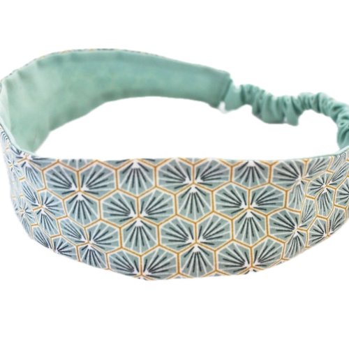 Bandeau cheveux femme vert amande