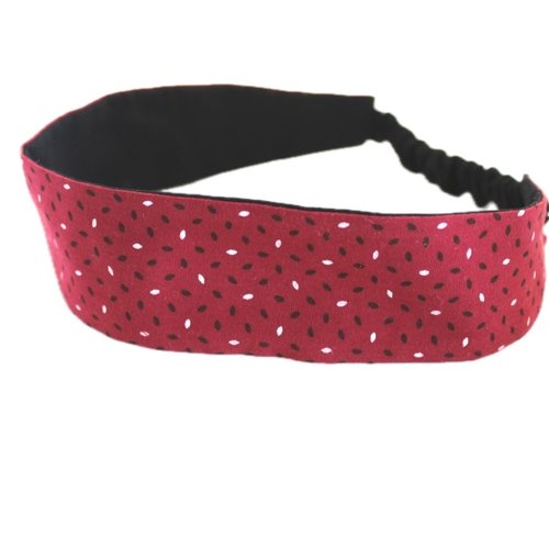 Bandeau cheveux femme bordeaux