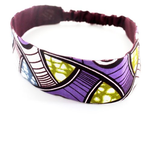 Bandeau cheveux femme wax violet