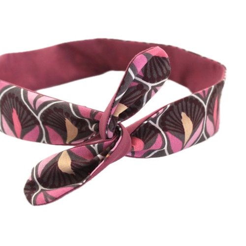 Bandeau rigide femme mauve
