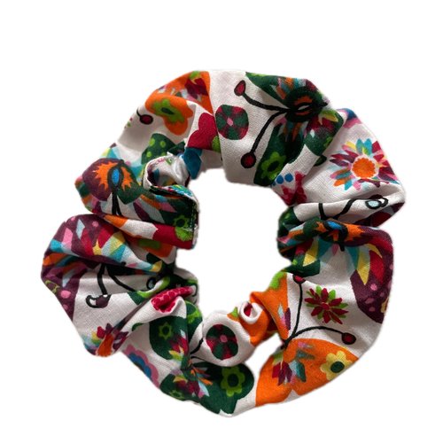 Chouchou papillons multicolores