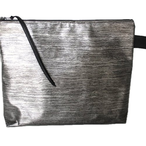 Trousse de toilette  grise et noire *déstockage*
