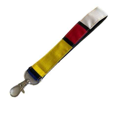 Porte clé dragonne multicolore