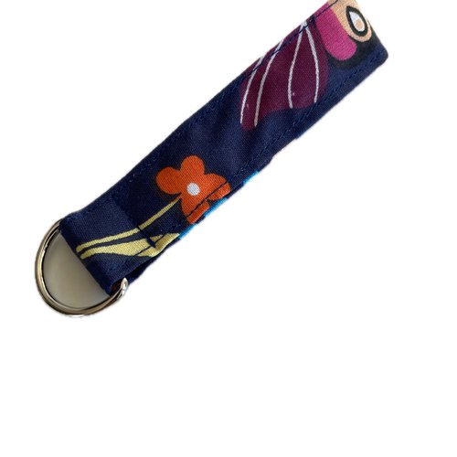 Porte clé fleurs multicolore