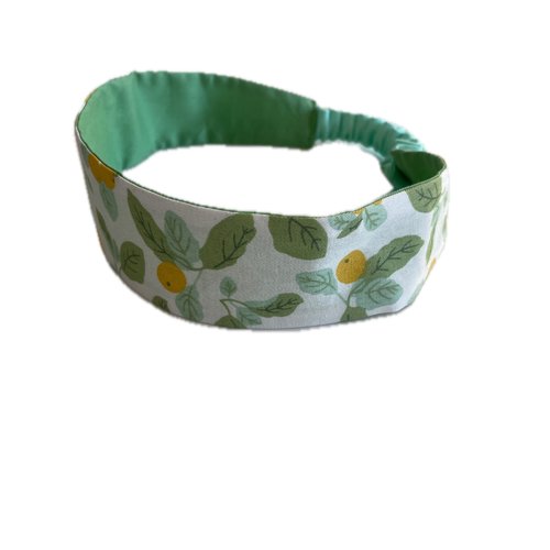 Bandeau cheveux fille citron