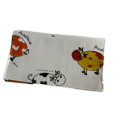 Porte chéquier femme petites vaches