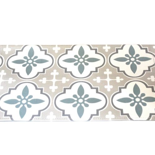 Porte chéquier gris et bleu