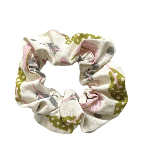 Chouchou plumes multicolores