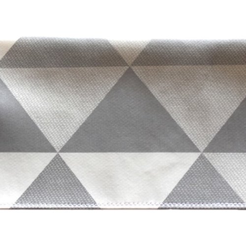 Porte chéquier femme graphique argenté et blanc