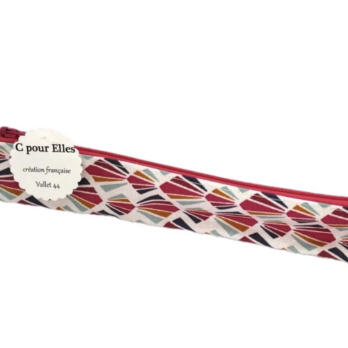 Etui brosse à dents graphique multicolore