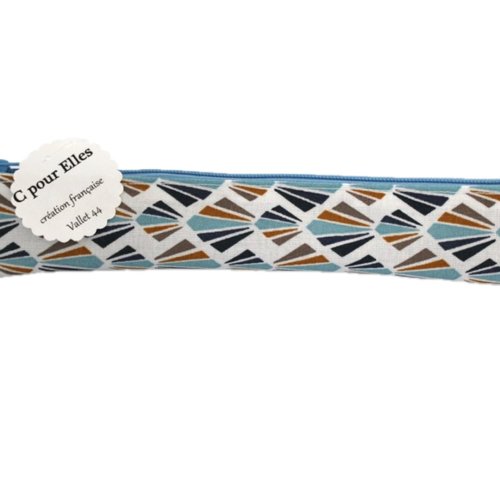 Trousse brosse à dents multicolore bleu