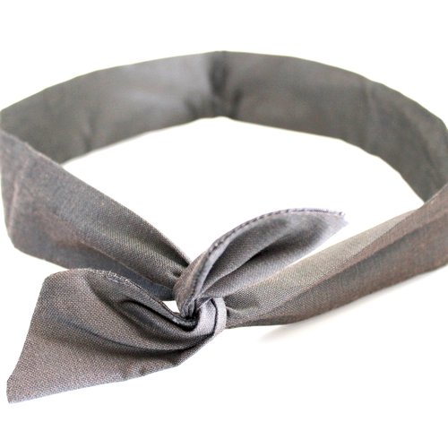 Bandeau rigide femme doré foncé