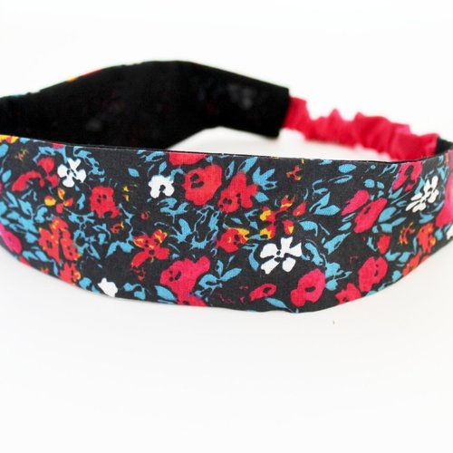 Bandeau cheveux femme liberty multicolore