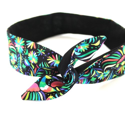 Bandeau cheveux rigide femme multicolore