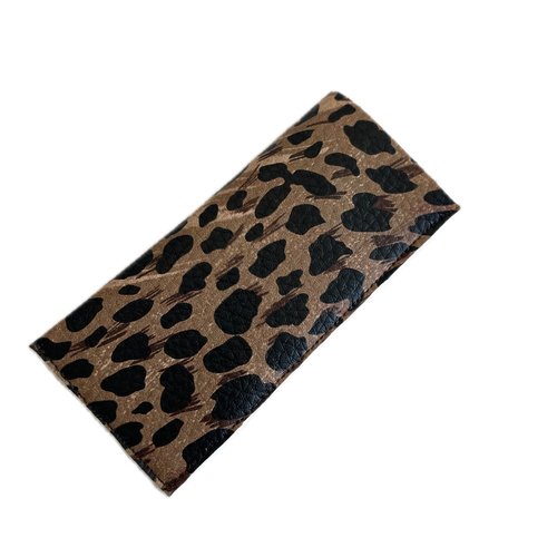 Pilulier simili cuir léopard