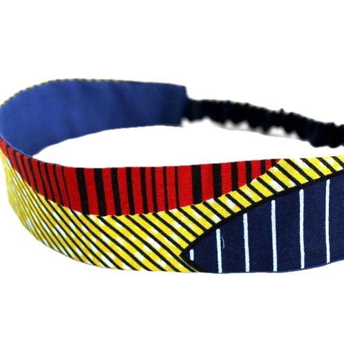 Bandeau cheveux femme africain tissu wax