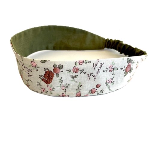 Bandeau cheveux femme liberty beige