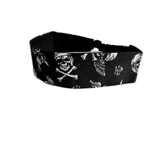 Bandeau cheveux femme têtes de mort