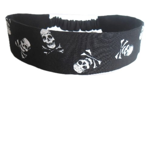 Bandeau cheveux bébé tête de mort