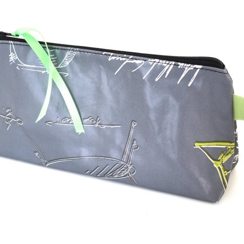 Trousse homme grise déstockage