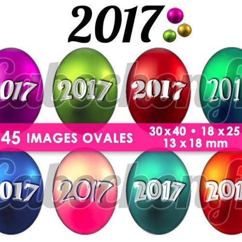 2017 ☆ 45 images digitales numériques ovales 30x40 18x25 et 13x18 mm page cabochons bijoux miroirs 
