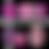 Paisley pink cachemire ☆ 60 images digitales rondes 25 et 20 mm ovales 18x25 et 13x18 mm motif motifs indien bandana page cabochon 