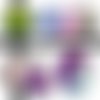 La douceur des fleurs ☆ 60 images digitales rondes 25 et 20 mm ovales 18x25 et 13x18 mm fleur vintage myosotis hortensia page cabochon 