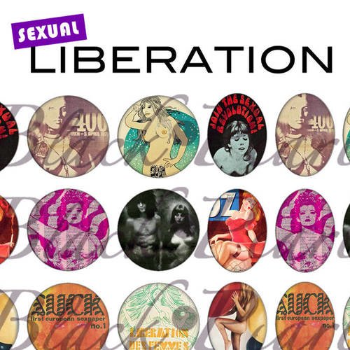 °sexual liberation° - planche numérique digitale à imprimer - 60 images ° 