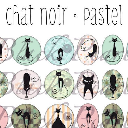 Planche spéciale  °chat noir • pastel iv° 