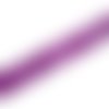 Ruban gros grain, 25mm, étoiles blanches, fond violet, ruban non elastique