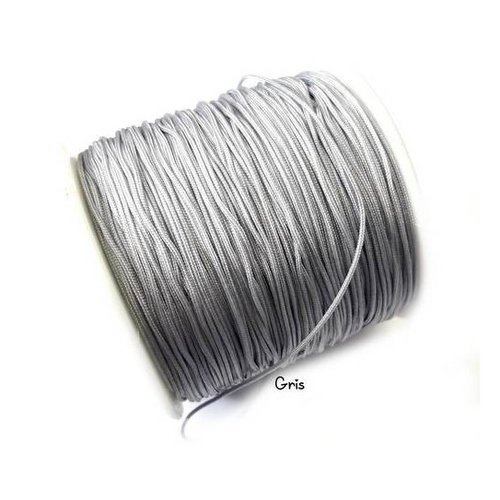 4 M DE CORDON CAOUTCHOUC PLEIN /"BUNA CORD/" Ø 1 mm NOIR CREATION BIJOUX PERLE