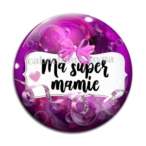Cabochon super mamie  résine - ou verre différente taille