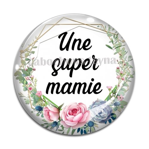 Cabochon super mamie  résine - ou verre différente taille