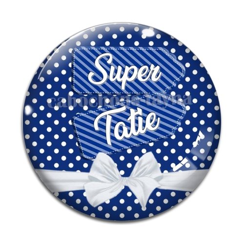 Cabochon super tatie résine - ou verre différente taille
