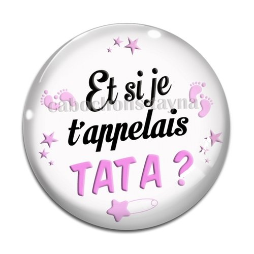 Cabochon future tata résine - ou verre différente taille