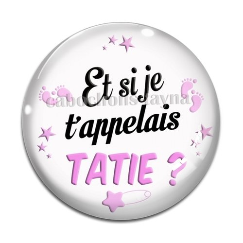 Cabochon future tatie résine - ou verre différente taille