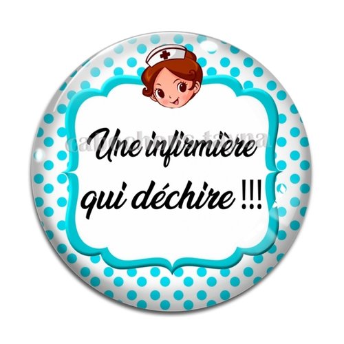 Cabochon infirmière qui déchire résine - ou verre différente taille